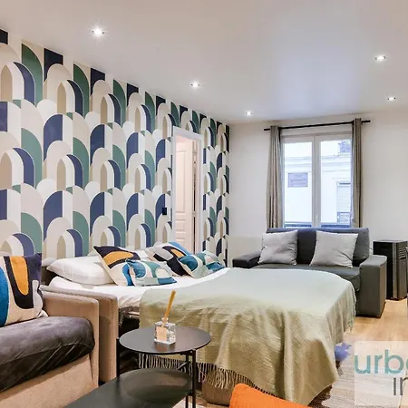 Urban Flat 103 - Spacious Flat Near Grands Boulevards Lägenhet *